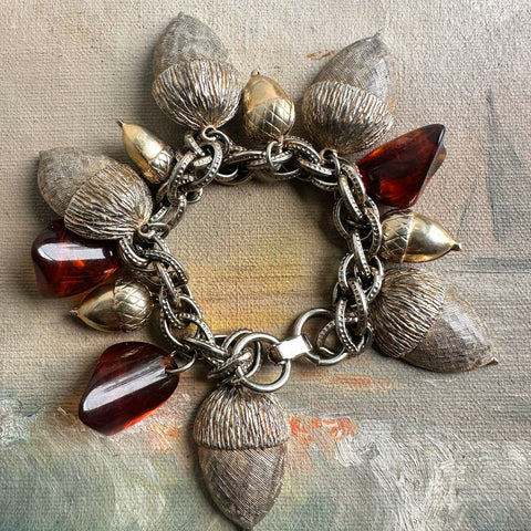 Mid-Century Acorn Bracelet