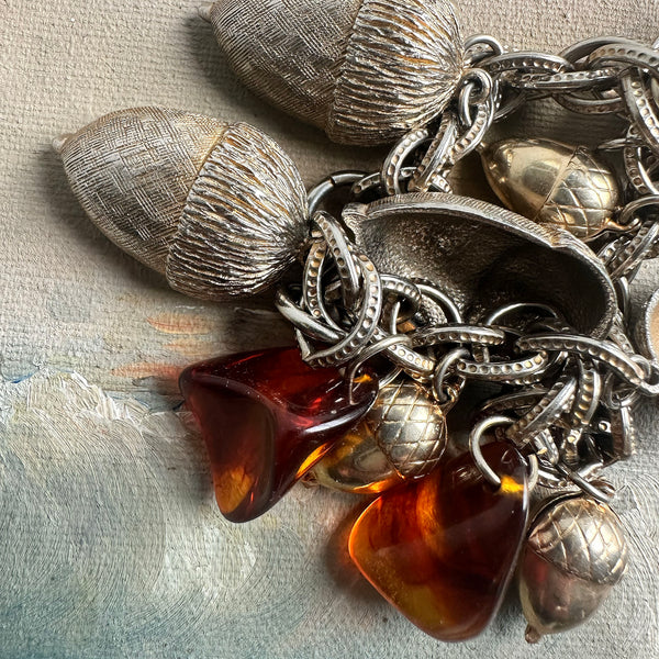 Mid-Century Acorn Bracelet