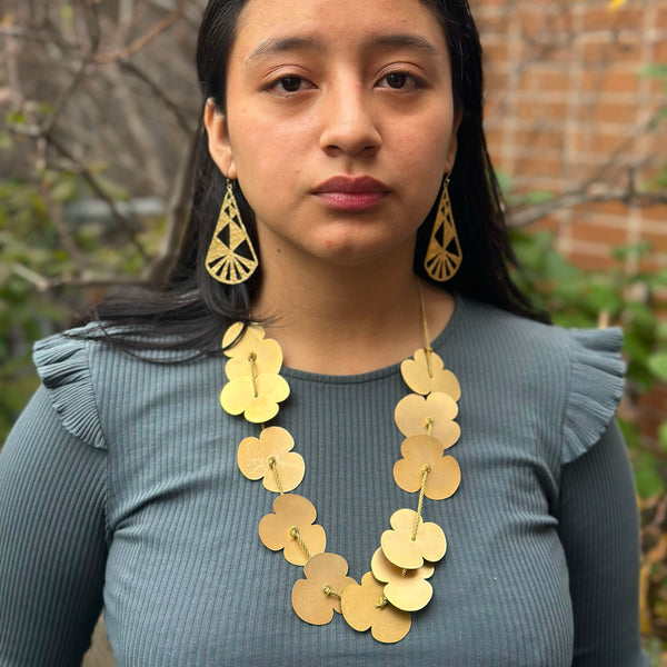 Peruvian Triangular Earrings