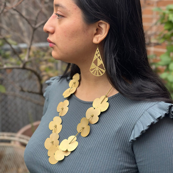 Peruvian Triangular Earrings