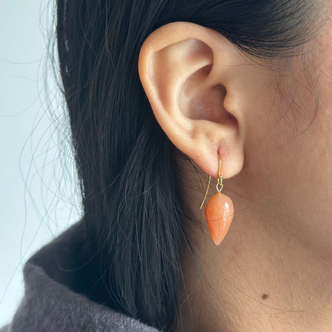 Carnelian Drop Earrings