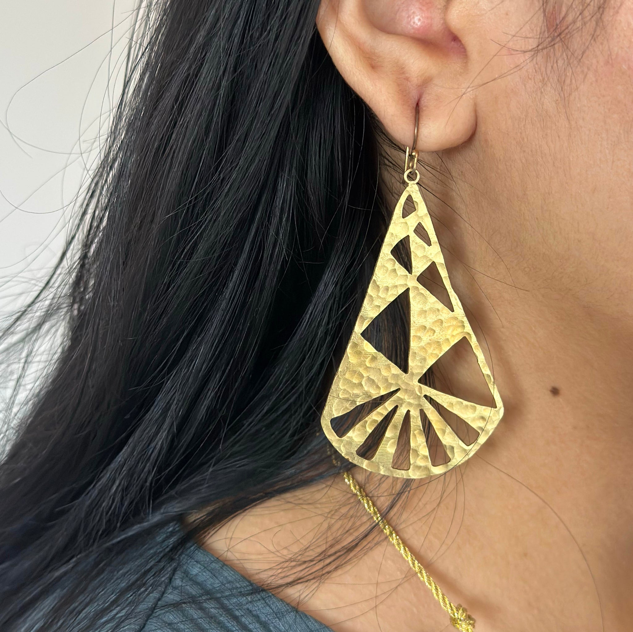 Peruvian Triangular Earrings
