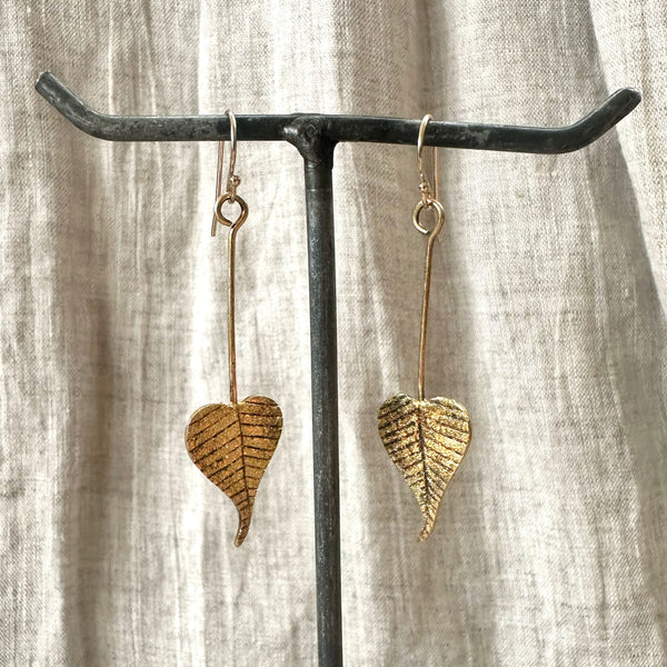 Leaf Drop Earrings