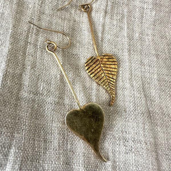 Leaf Drop Earrings