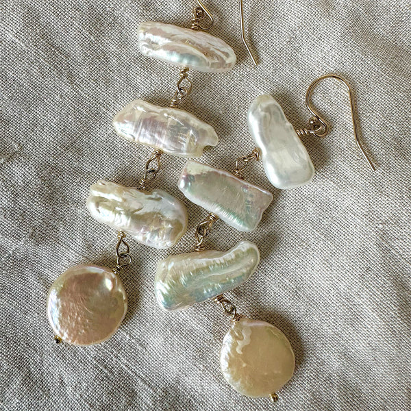 Chandelier Pearl Earrings