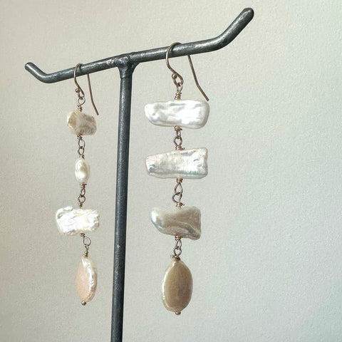 Chandelier Pearl Earrings