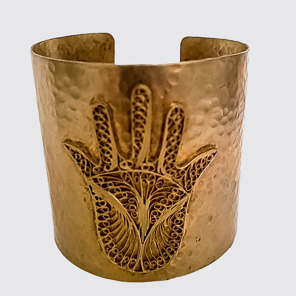 Hamsa Hand Cuff Bracelet