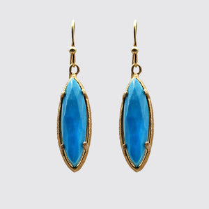Turquoise Marquis Drop