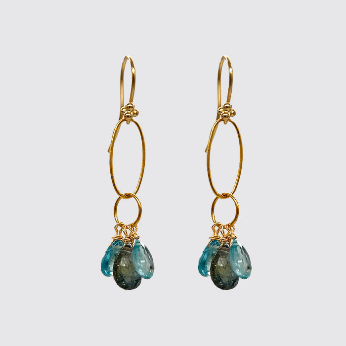 Gemstone Dangle Earring