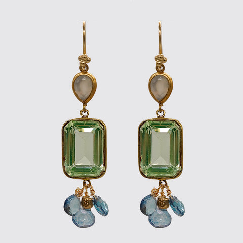 Dangle Gemstone Earring