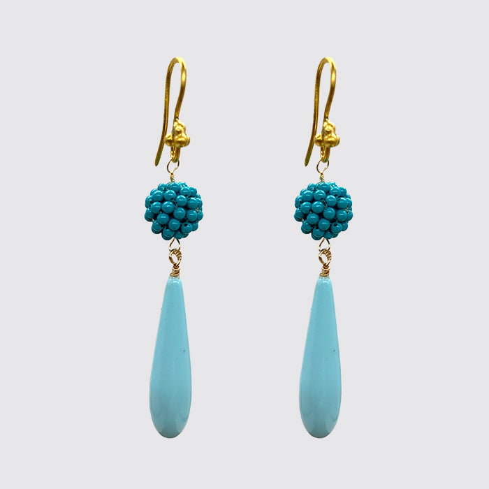 Turquoise Long Earrings