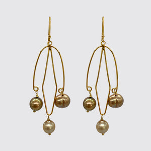 Fresh Water Pearl Drops on Earring Wire Form