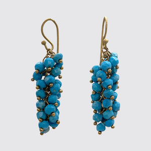 Turquoise Cluster Earring