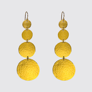 Hanging Circles with Movement- Earring