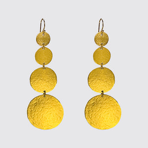 Hanging Circles with Movement- Earring