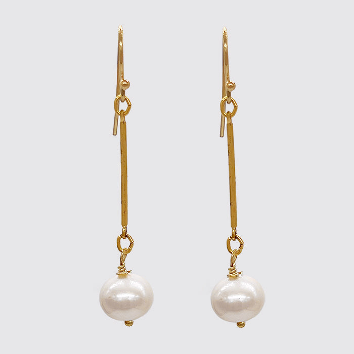 White Pearl Drops On Bar