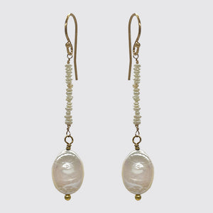 Freshwater & Seed Earrings