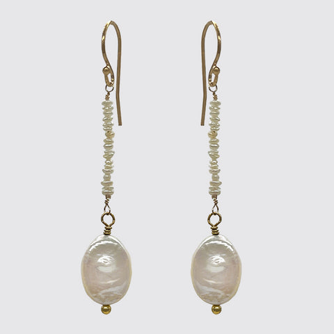 Freshwater & Seed Earrings