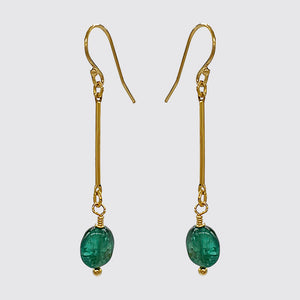 Apatite Accent Drop Earrings