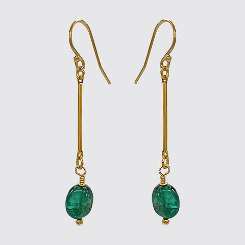 Apatite Accent Drop Earrings
