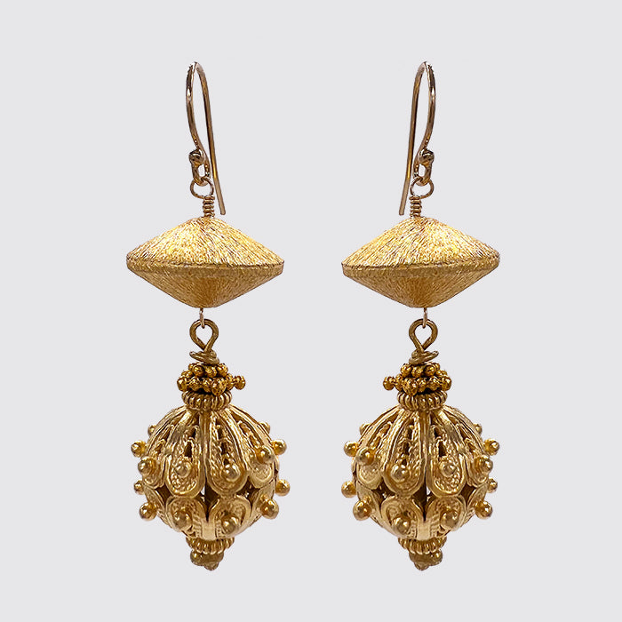 Dangle with Handmade Vermeil Beads