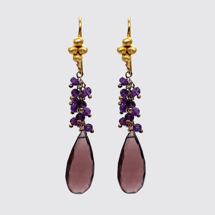 Amethyst Drop Earrings