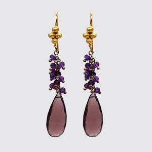 Amethyst Drop Earrings