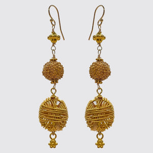 Gold Vermeil Accent Earrings