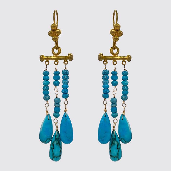Chandelier Turquoise Earring