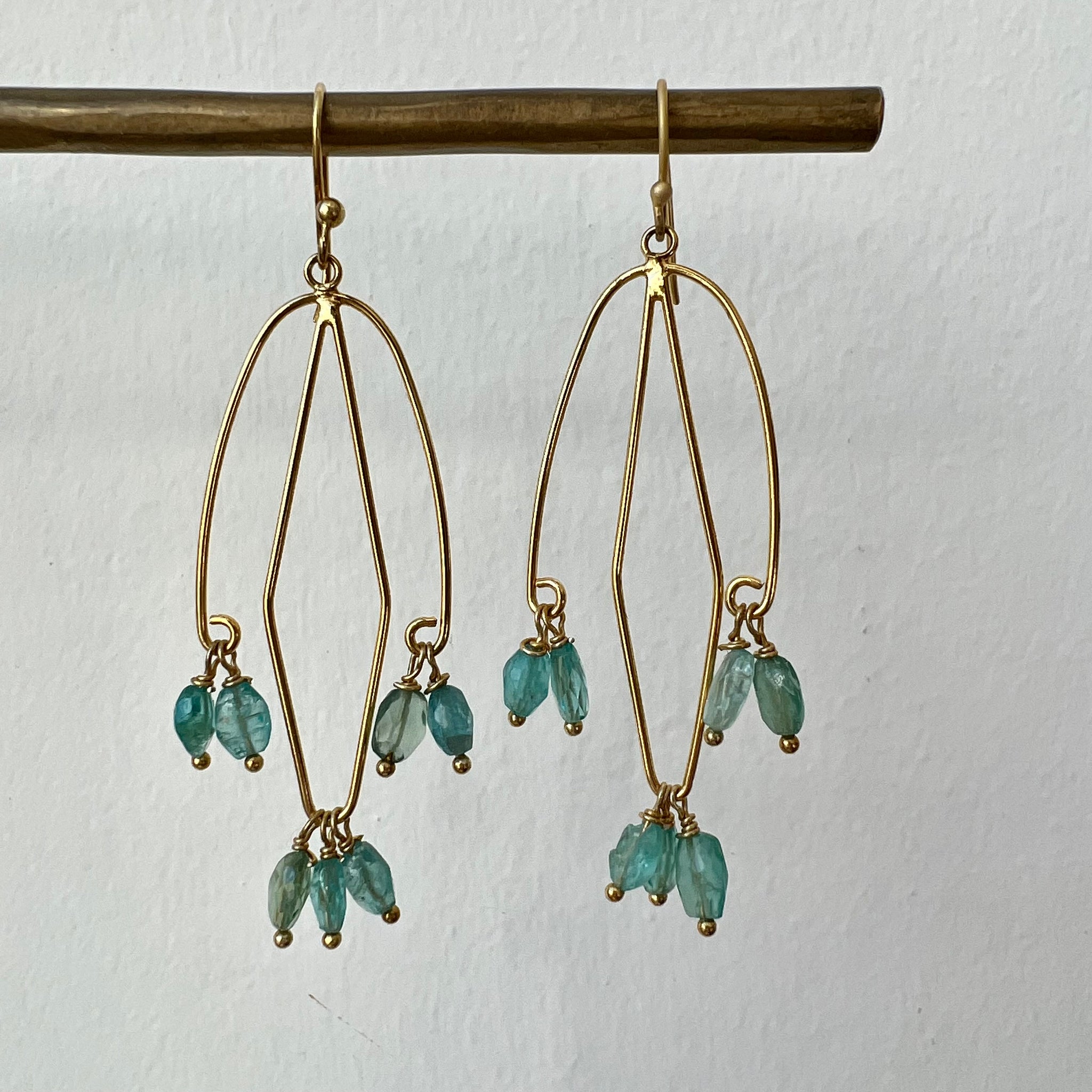 Apatite Dangle Earrings