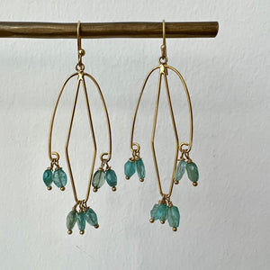 Apatite Dangle Earrings