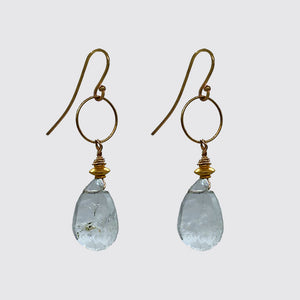 Aquamarine Briolette Drop