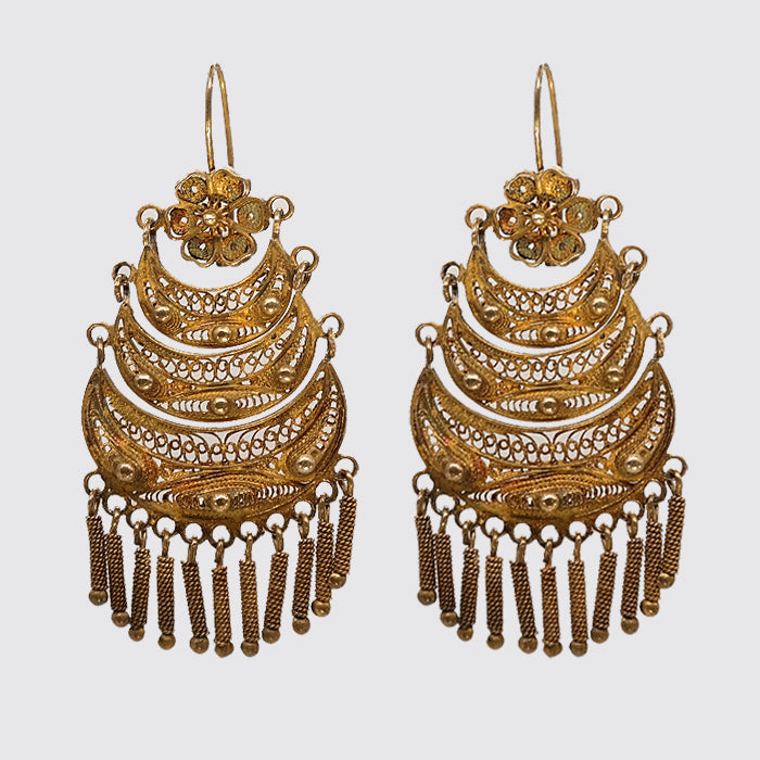Vintage Wendy Mink Filigree Earrings
