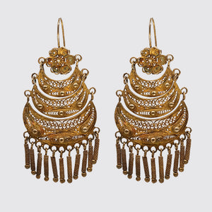 Vintage Wendy Mink Filigree Earrings