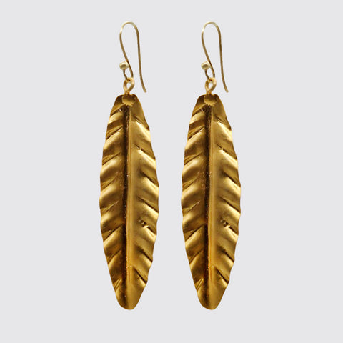 Gold Vermeil Leaf