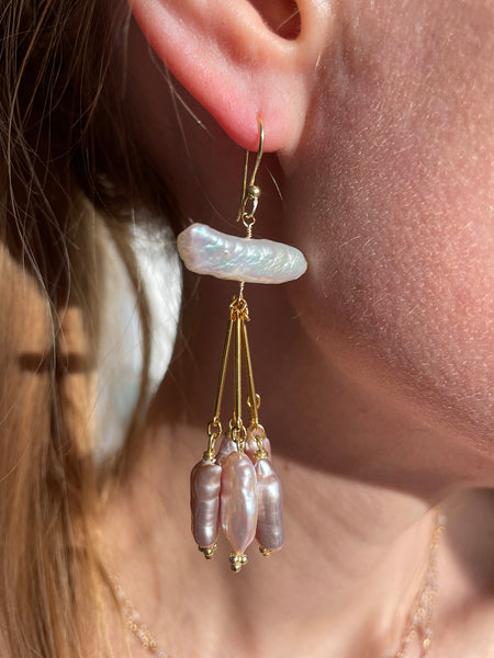 Freshwater Pearl Dangle Earring
