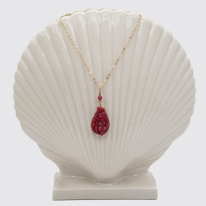 Ruby Pendant Necklace