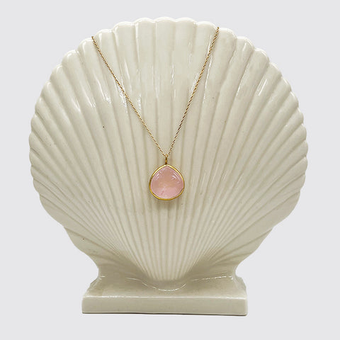 Rose Quartz Pendant Necklace