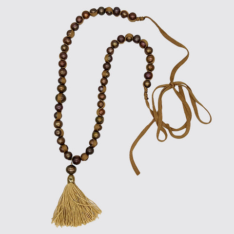 Adjustable Freshwater Pearl Tassel Necklace