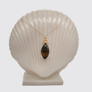Faceted Smoky Topaz Pendant