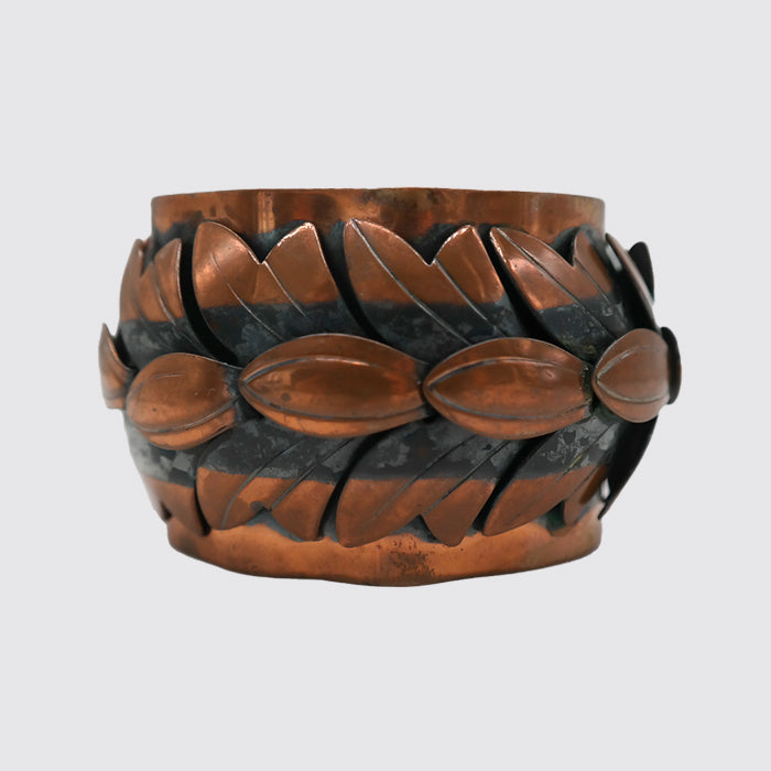 Vintage Mid-Century Copper Leaf Bracelet by Rebajes