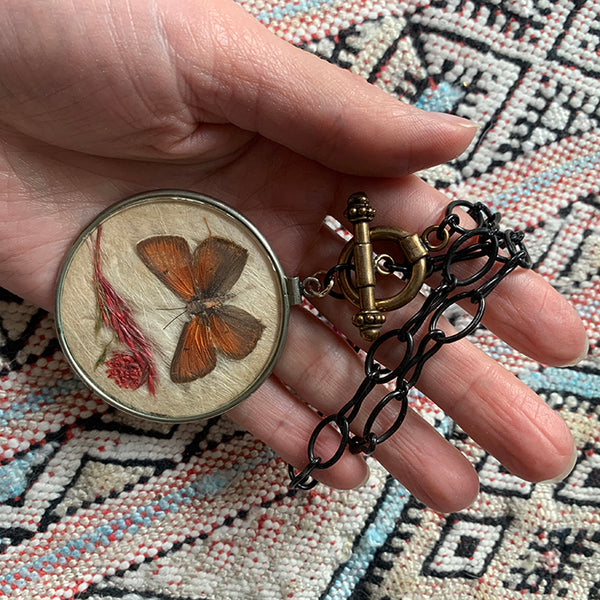 Victorian Butterfly Wings Pendant