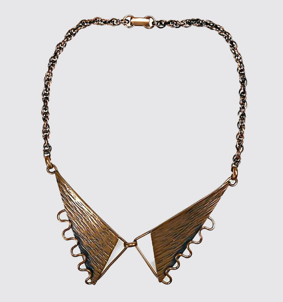 Vintage Copper Collar Necklace