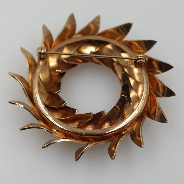 Vintage,Copper Costume Statement Brooch